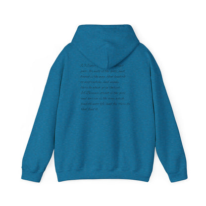 Mathew 7:13-14 Unisex Hoodie, Perfect for Outdoor Adventures, Campfires, Hiking, Gifting, Forest Lovers