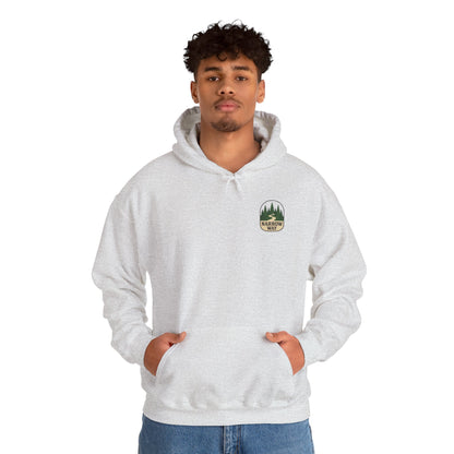 Mathew 7:13-14 Unisex Hoodie, Perfect for Outdoor Adventures, Campfires, Hiking, Gifting, Forest Lovers