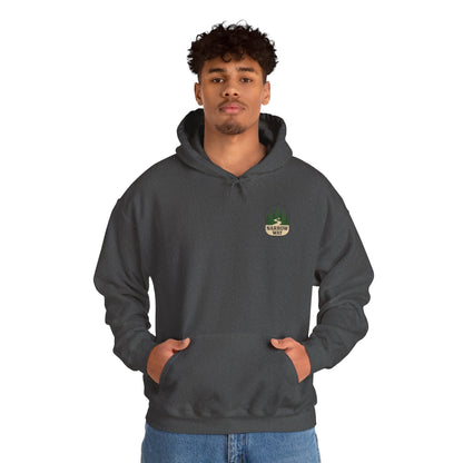 Mathew 7:13-14 Unisex Hoodie, Perfect for Outdoor Adventures, Campfires, Hiking, Gifting, Forest Lovers