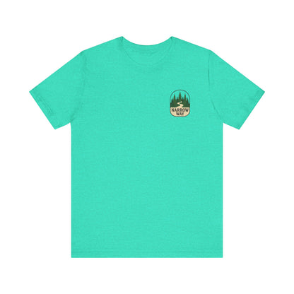 Mathew 7:13-14 KJV Unisex Tee, Eco-Friendly Graphic Shirt, Casual Outdoor Wear, Gift for Nature Lovers, Camping Outfit