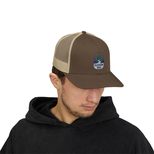 Mountain Vibes Snapback Trucker Cap - Perfect for Outdoor Adventures, Fishing Trips, Hiking, Camping, Stylish Summer Gear, Gift for [...]
