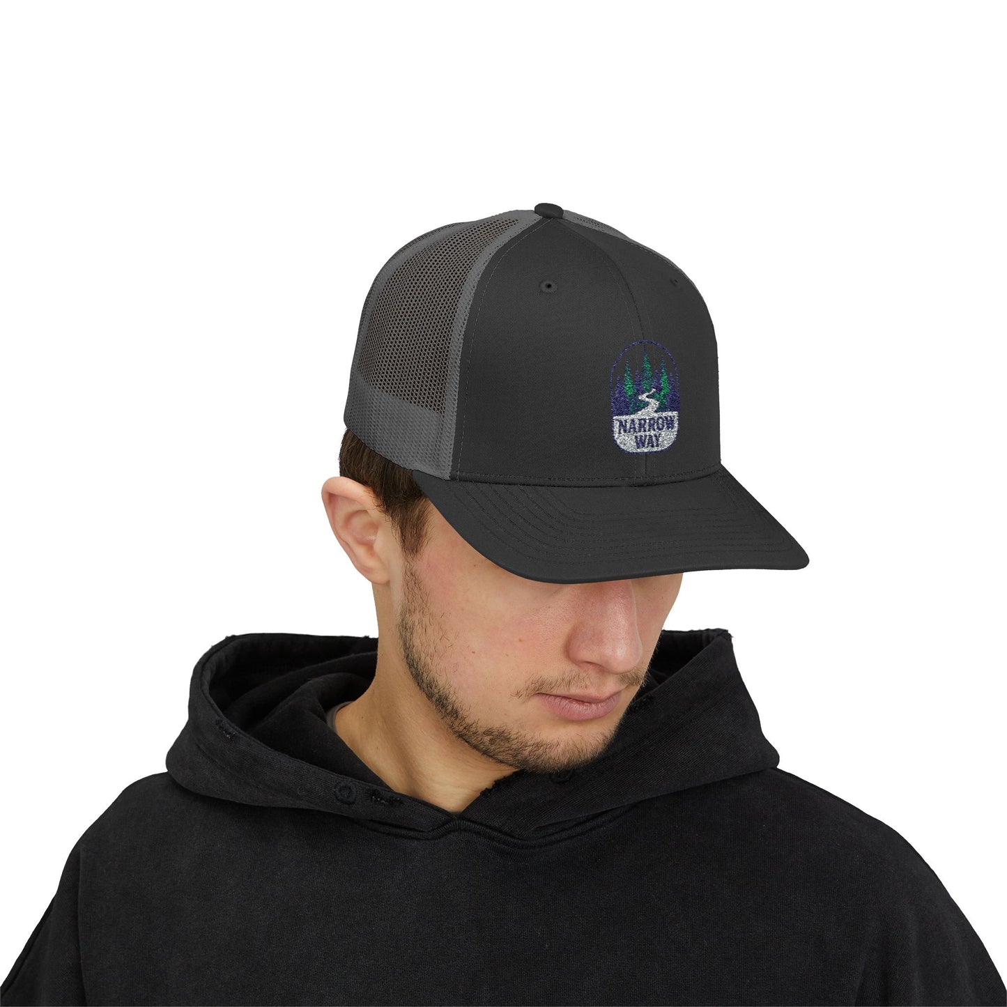Mountain Vibes Snapback Trucker Cap - Perfect for Outdoor Adventures, Fishing Trips, Hiking, Camping, Stylish Summer Gear, Gift for [...]