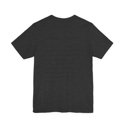 Mathew 7:13-14 KJV Unisex Tee, Eco-Friendly Graphic Shirt, Casual Outdoor Wear, Gift for Nature Lovers, Camping Outfit