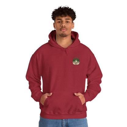 Mathew 7:13-14 Unisex Hoodie, Perfect for Outdoor Adventures, Campfires, Hiking, Gifting, Forest Lovers