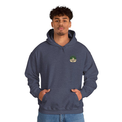 Mathew 7:13-14 Unisex Hoodie, Perfect for Outdoor Adventures, Campfires, Hiking, Gifting, Forest Lovers