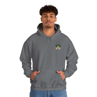 Mathew 7:13-14 Unisex Hoodie, Perfect for Outdoor Adventures, Campfires, Hiking, Gifting, Forest Lovers