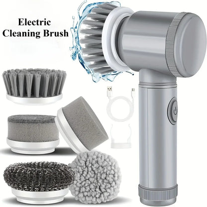Multi-Functional Electric Cleaning Brush – Wireless Handheld Power Scrubber for Kitchen & Bathroom