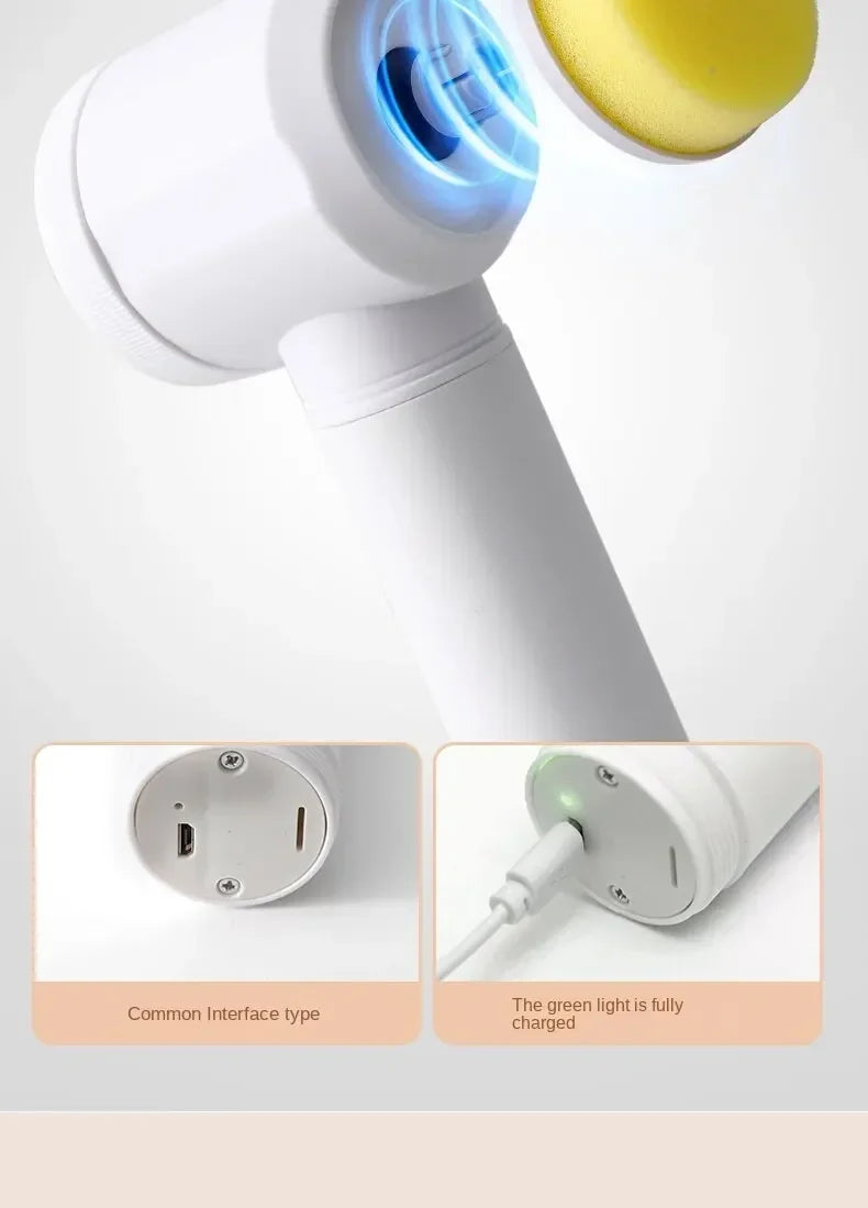 Multi-Functional Electric Cleaning Brush – Wireless Handheld Power Scrubber for Kitchen & Bathroom